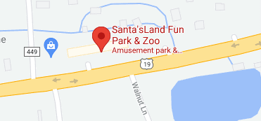Map showing park location and nearby road
