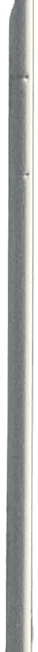 Vertical gray metal pole with small dents